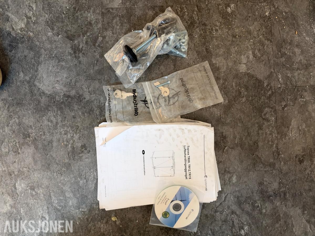 Systemair ventilasjons gate med varmegjenvinning Topwex TR12EL *Ingen minstepris*