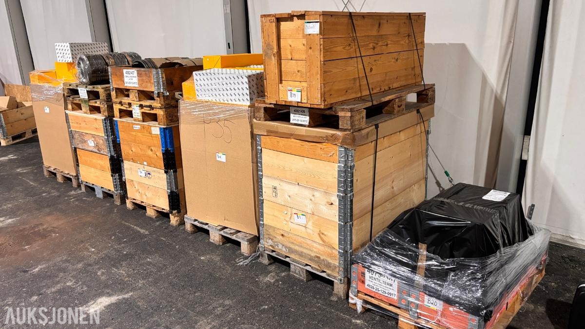 Stor reservedelspakke til Wichmann 9AXAG dieselmotorer – selges samlet