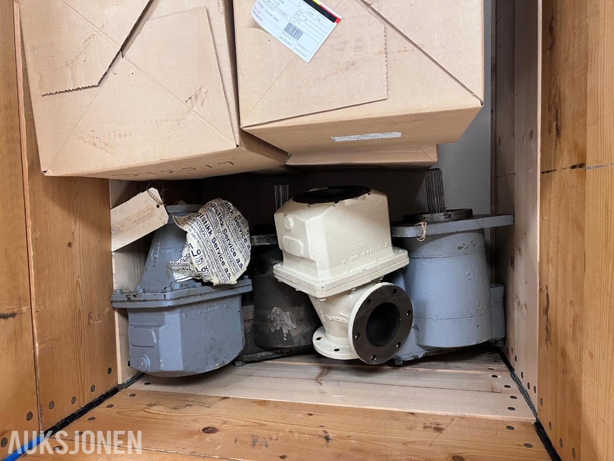 Stor reservedelspakke til Wichmann 9AXAG dieselmotorer – selges samlet
