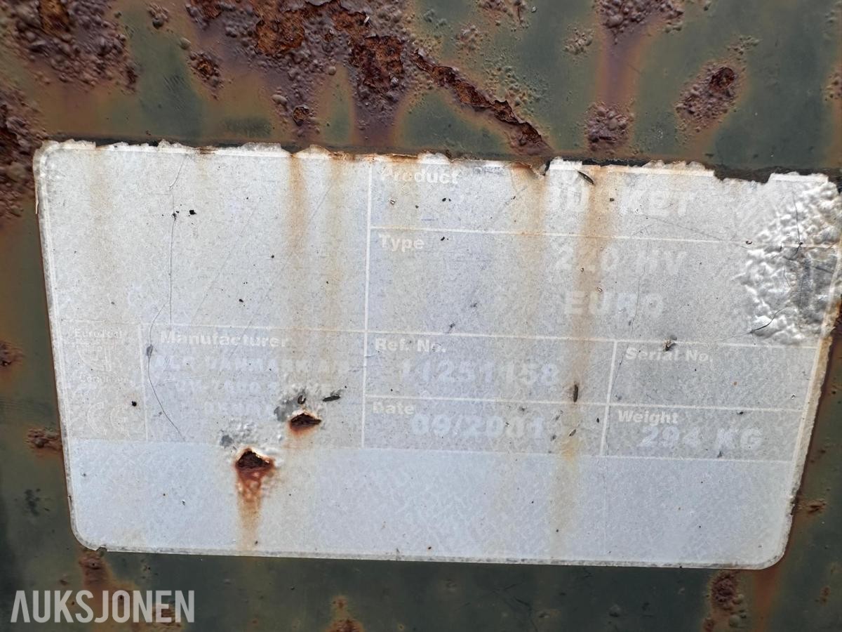2001 Ålö Danmark A/S 220 HV Euro lasteskuffe 