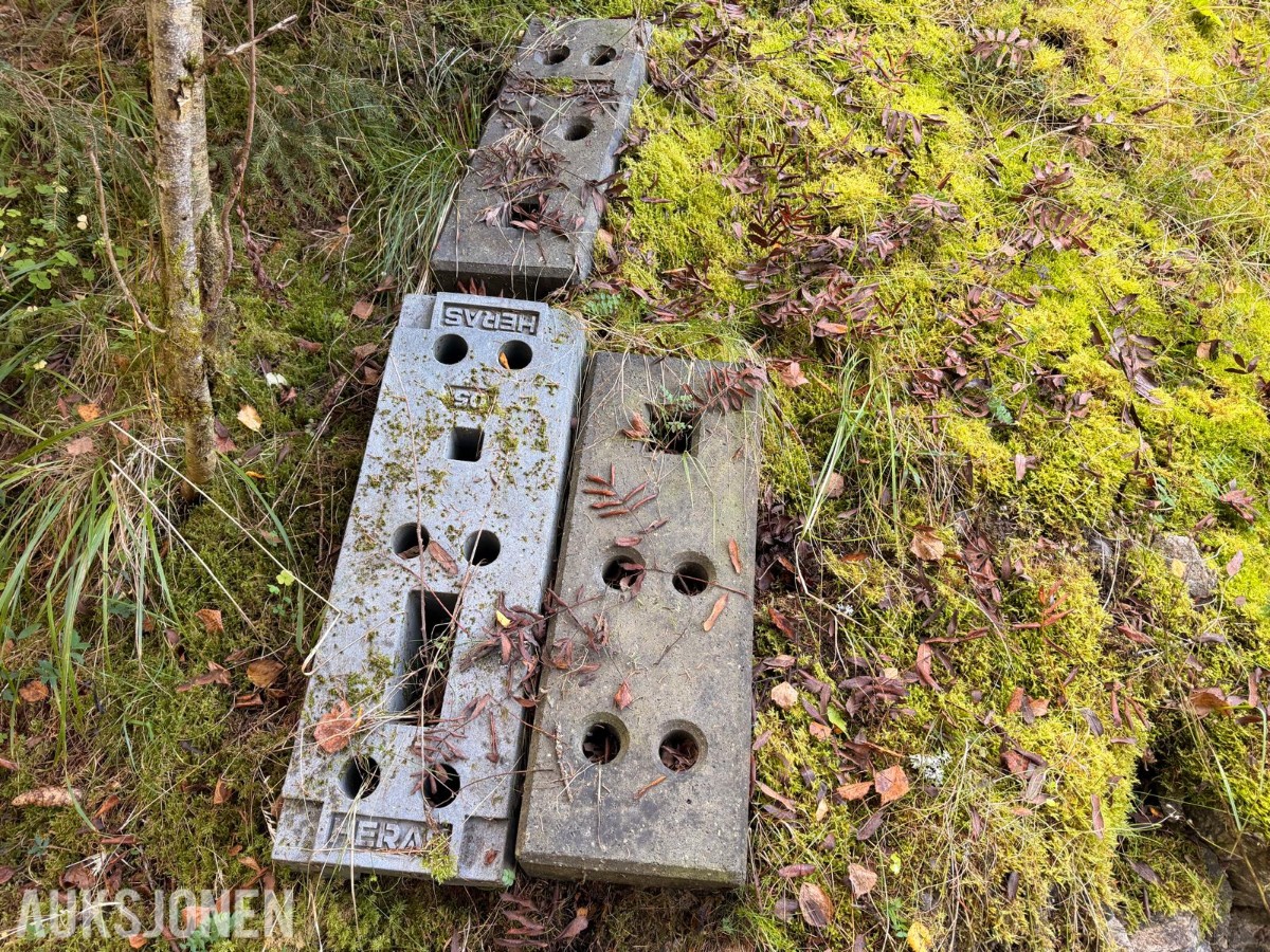20 stk. anleggsgjerder – 3,5 x 1 meter – med føtter
