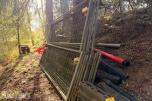 20 stk. anleggsgjerder – 3,5 x 1 meter – med føtter