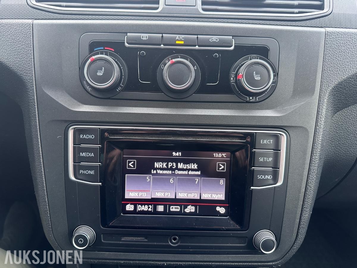 2016 Volkswagen Caddy Maxi 110 HK GASSDRIFT HENGERFESTE SKYVEDØRER CRUISE