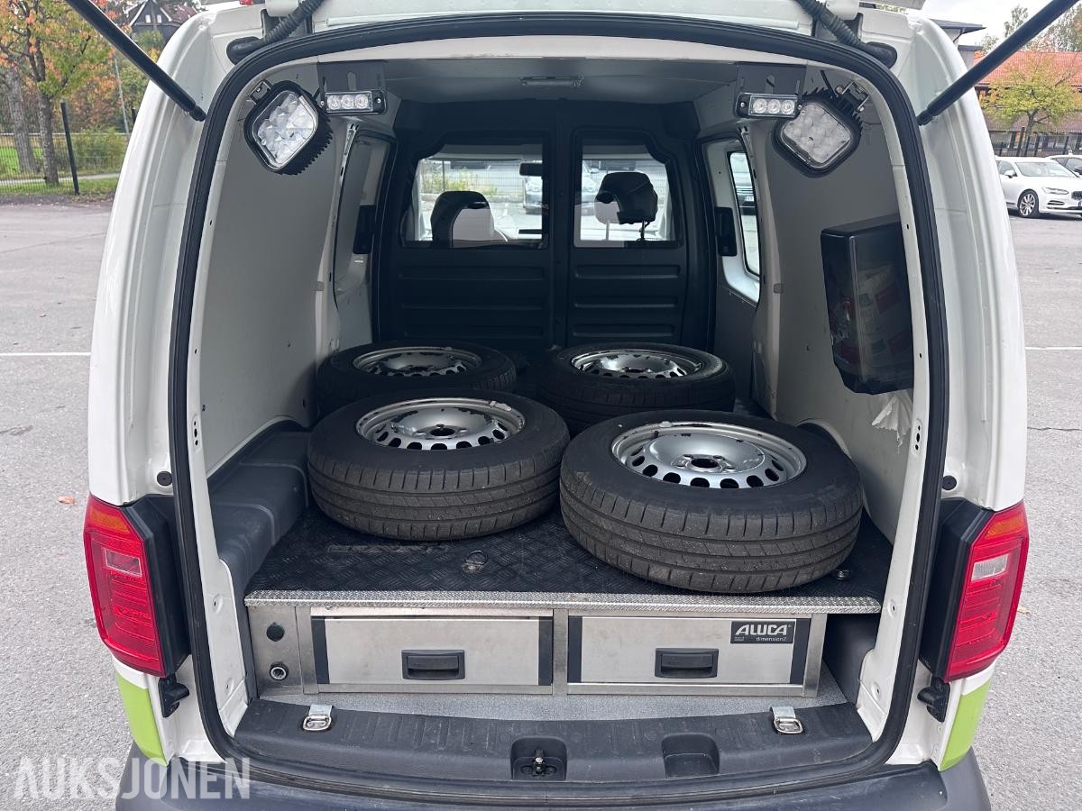 2016 Volkswagen Caddy Maxi 110 HK GASSDRIFT HENGERFESTE SKYVEDØRER CRUISE