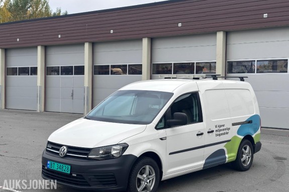 2016 Volkswagen Caddy Maxi 110 HK GASSDRIFT HENGERFESTE SKYVEDØRER CRUISE 
