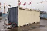 2022 20 fots container innredetsom skifterom med toalett