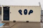 2022 20 fots container innredetsom skifterom med toalett