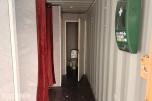2022 20 fots container innredetsom skifterom med toalett