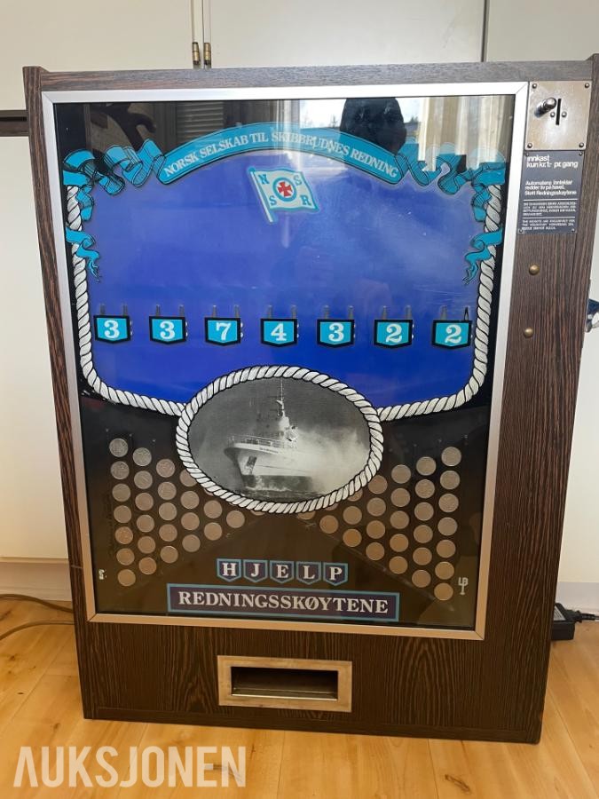1980 Myntautomat Redningsskjøytene Krones spill
