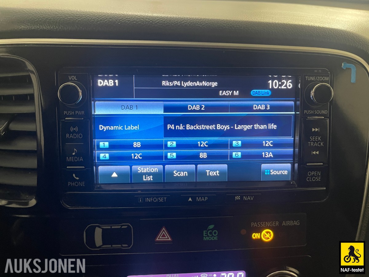 2016 Mitsubishi OUTLANDER PHEV 4WD HENGERFESTE 360 KAMERA CRUISE LED 