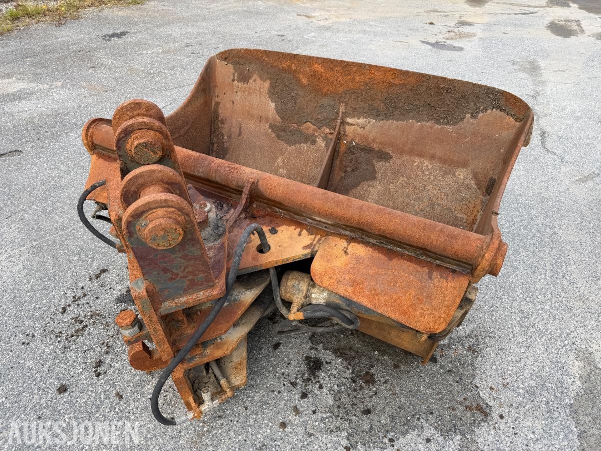 Pusseskuffe med hydraulisk tilt B20 feste