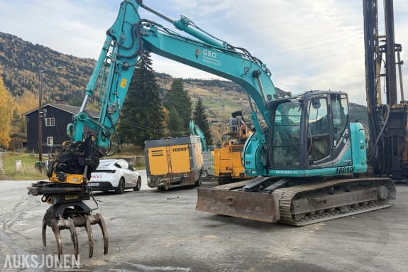 2015 Kobelco SK140SRLC-3 Gravemaskin - Tiltrotator - Klype - Hurtigfeste