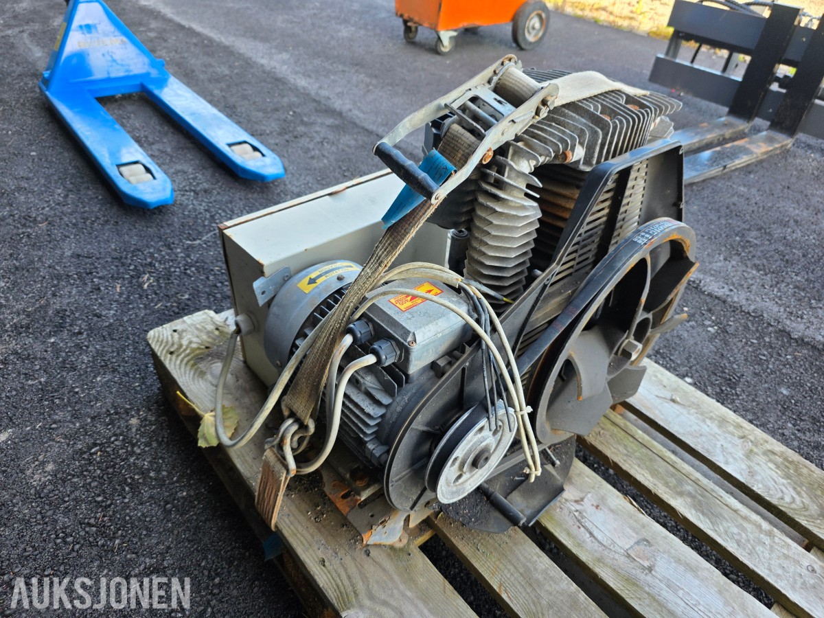 Luft kompressor uten tank