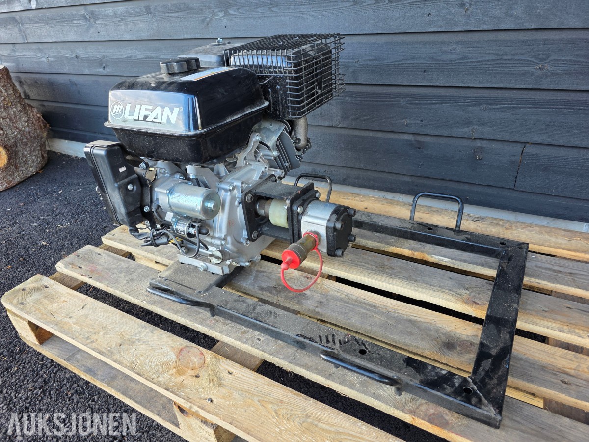 Lifan bensindrevet hydraulikkaggregat 190 FD ubrukt