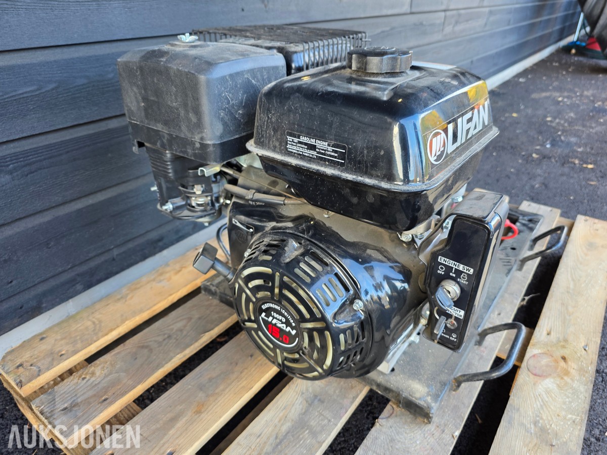 Lifan bensindrevet hydraulikkaggregat 190 FD ubrukt
