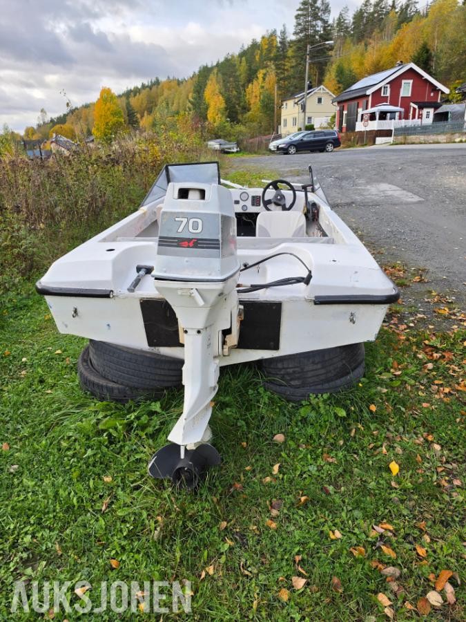 15 fots sportsbåt med Johnson 70 hk – Prosjekt *Ingen minstepris*