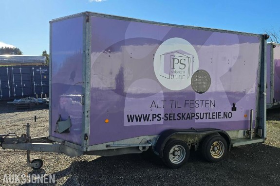 2008 Ifor Williams Ramp skaphenger, 3500 kg, 2420 kg nyttelast