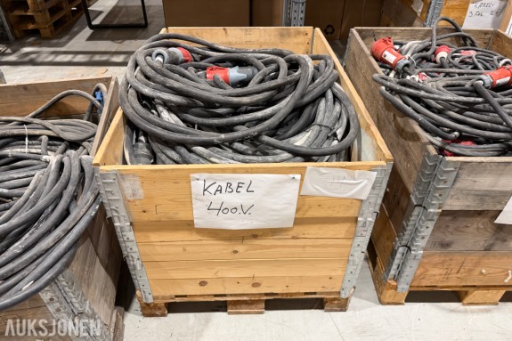 400 V skjøtekabler - CEE-tilkoblinger - Mennekes 63 A - Byggestrøm