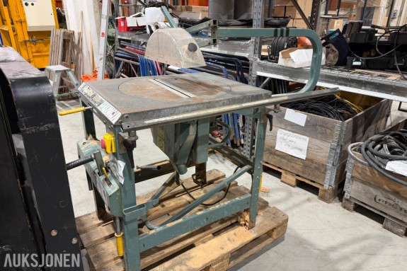 Ernex MaxiCut 1500 byggsag - 230 V - Sagblad Ø 350 mm - Vekt 100 kg - Nødstopp - Ernex stativ følger med