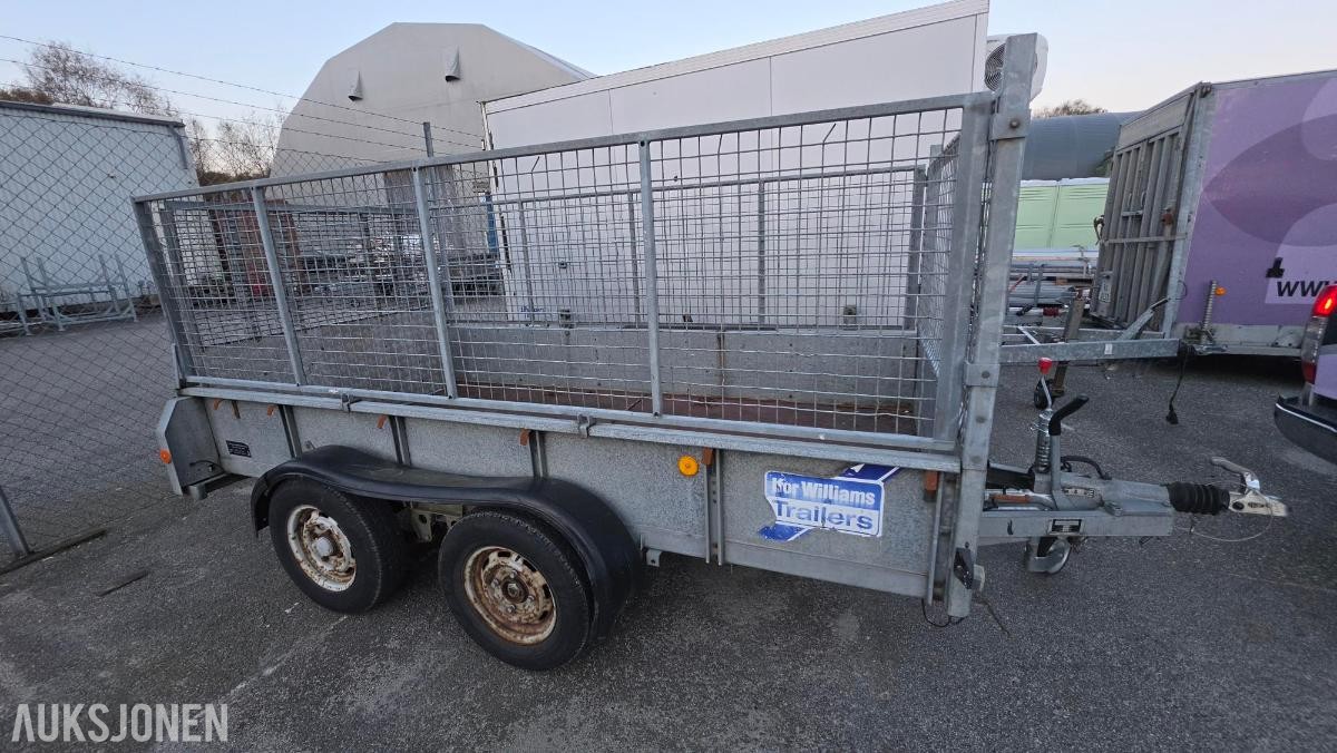 2004 Ifor Williams tilhenger med kjørerampe og nettinggrinder