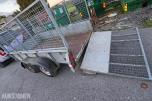 2004 Ifor Williams tilhenger med kjørerampe og nettinggrinder