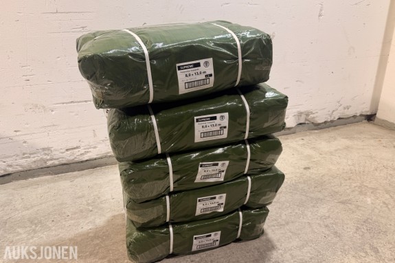 10 stk ETC Supreme 8 × 13 m presenning 90 g/m²