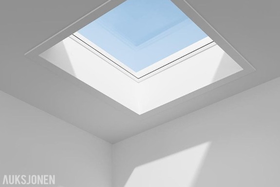 VELUX CFU 100100 0025Q - fast takvindu for flate tak, 100 × 100 cm