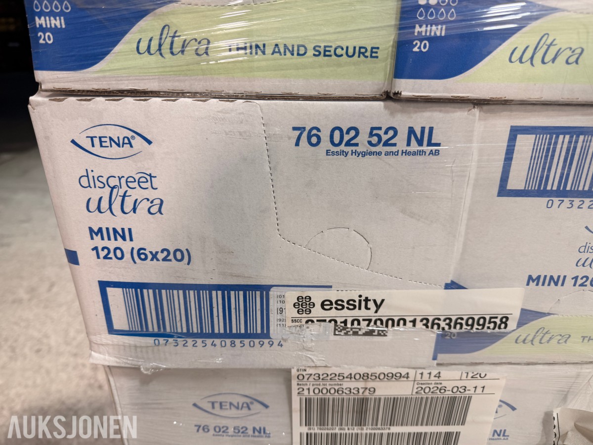 13 680 stk bind TENA Discreet Ultra Pad Mini