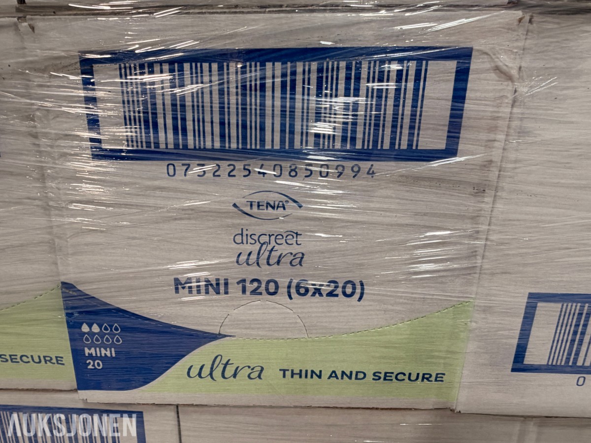 13 680 stk bind TENA Discreet Ultra Pad Mini