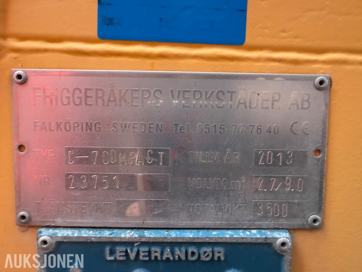 2013 mod. Falköping C-7 LTFV Mixer salt-/sandspreder