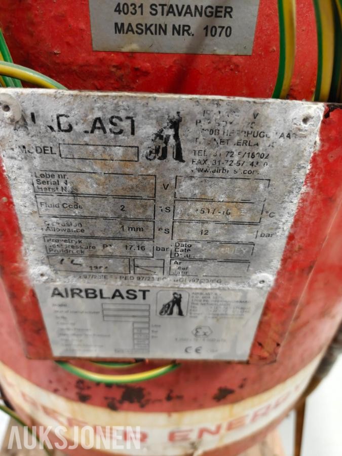Airblast 100ltr Blåseklokke ABSC-100