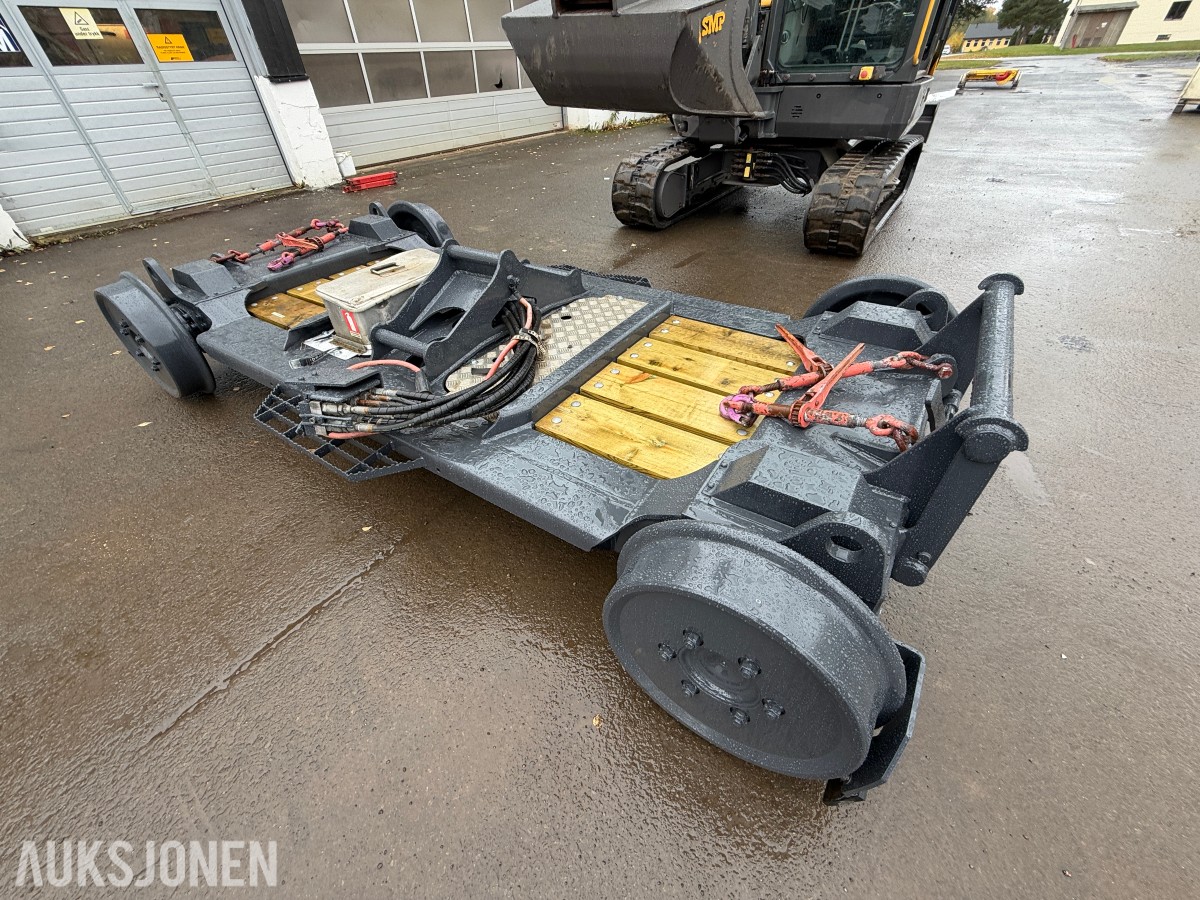2015 Volvo ECR58D / Rail/skinnegående / Rototilt / Bæreskuffe + 3x skuffer