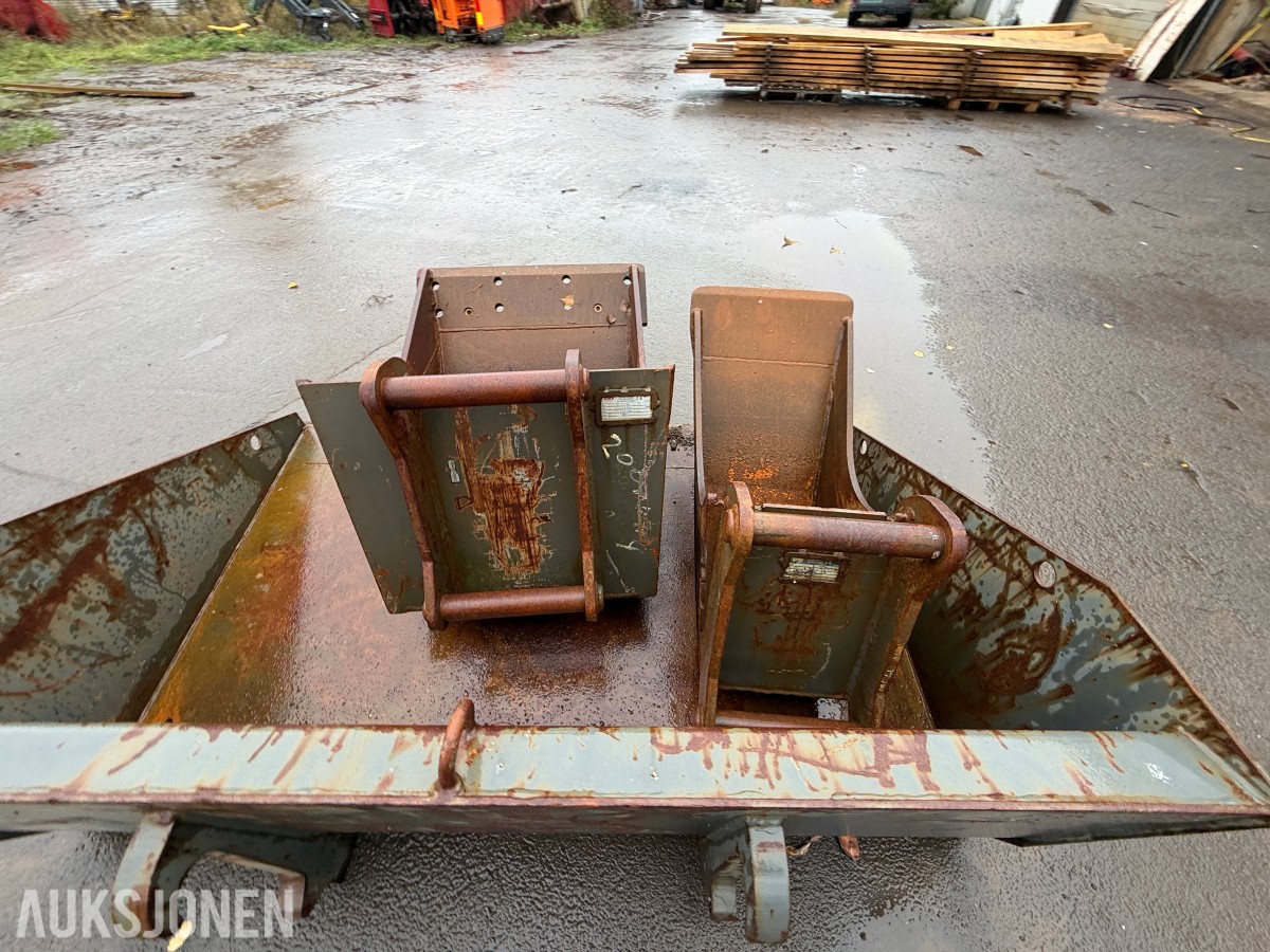 2015 Volvo ECR58D / Rail/skinnegående / Rototilt / Bæreskuffe + 3x skuffer