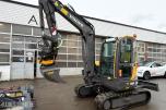 2015 Volvo ECR58D / Rail/skinnegående / Rototilt / Bæreskuffe + 3x skuffer