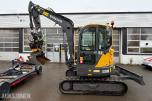 2015 Volvo ECR58D / Rail/skinnegående / Rototilt / Bæreskuffe + 3x skuffer