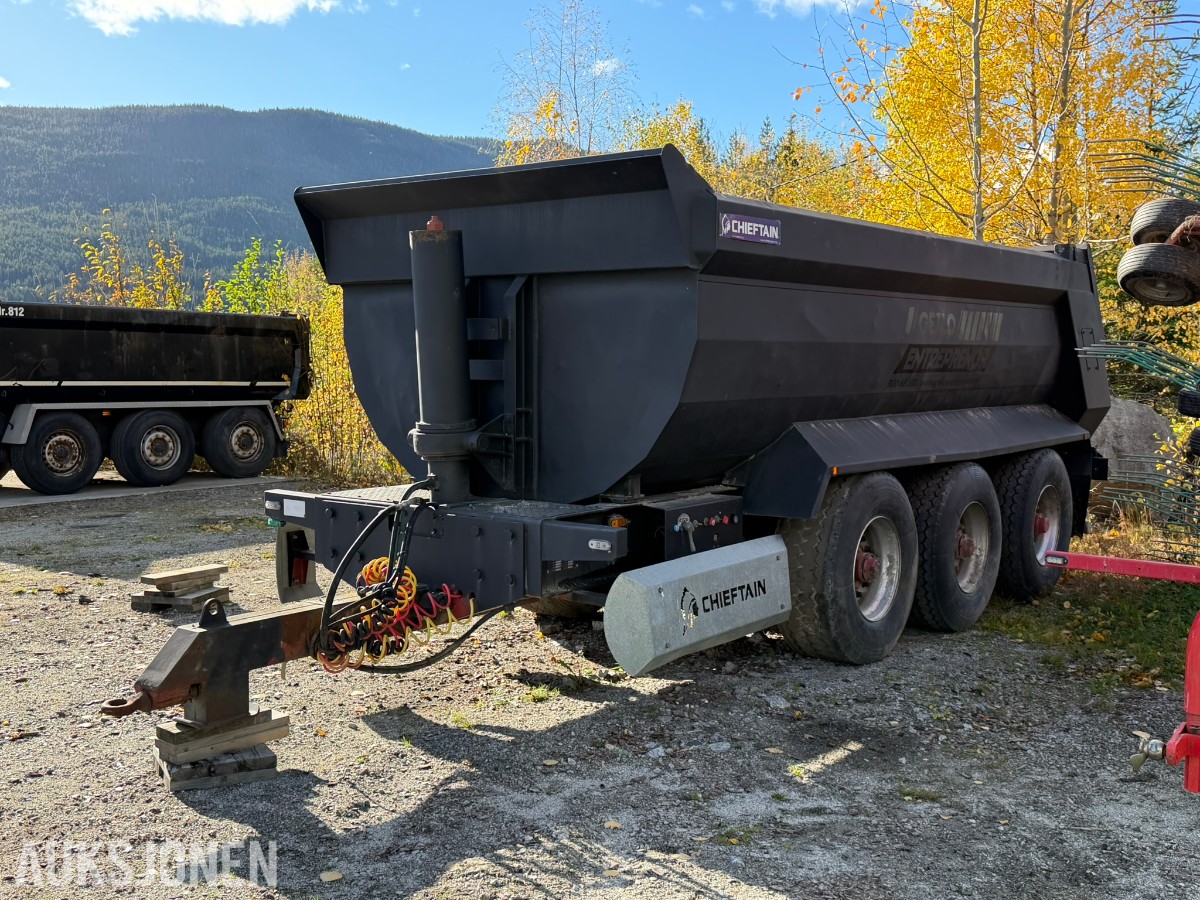 2011 Chieftain 3-akslet dumperhenger - 20 800kg nyttelast