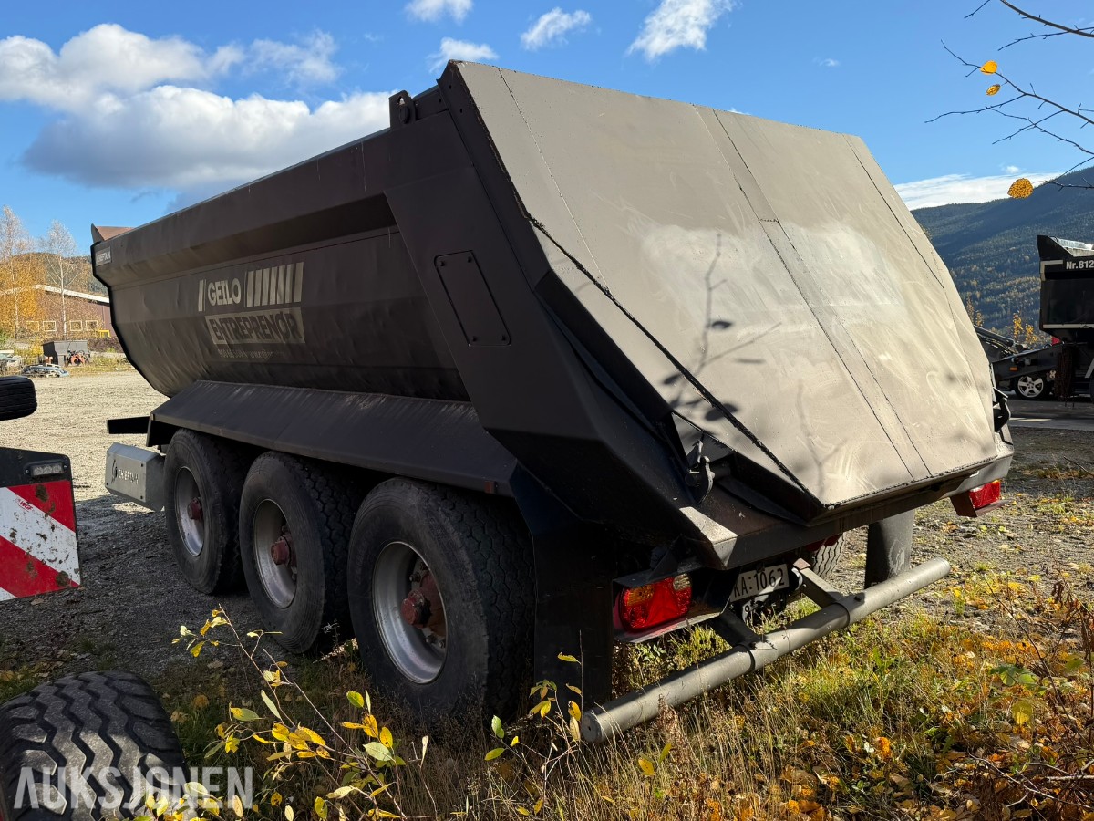 2011 Chieftain 3-akslet dumperhenger - 20 800kg nyttelast