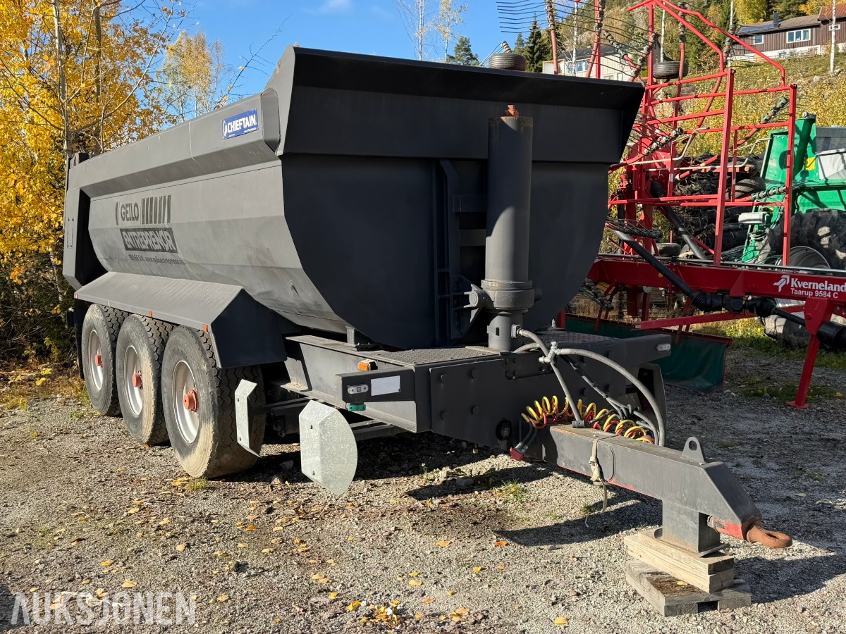 2011 Chieftain 3-akslet dumperhenger - 20 800kg nyttelast