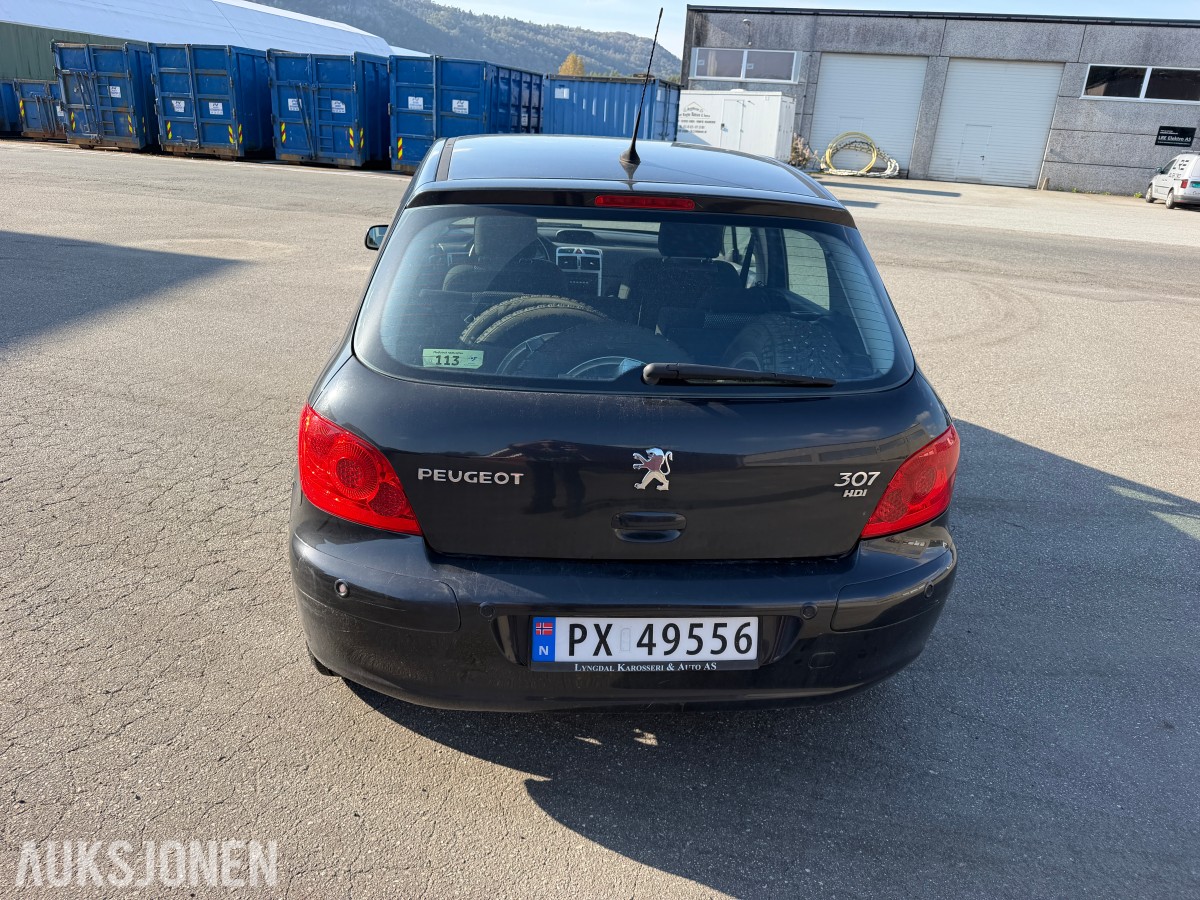 2007 Peugeot 307 1.6 D 90 HK MANUELL PARKERINGSSENSORER