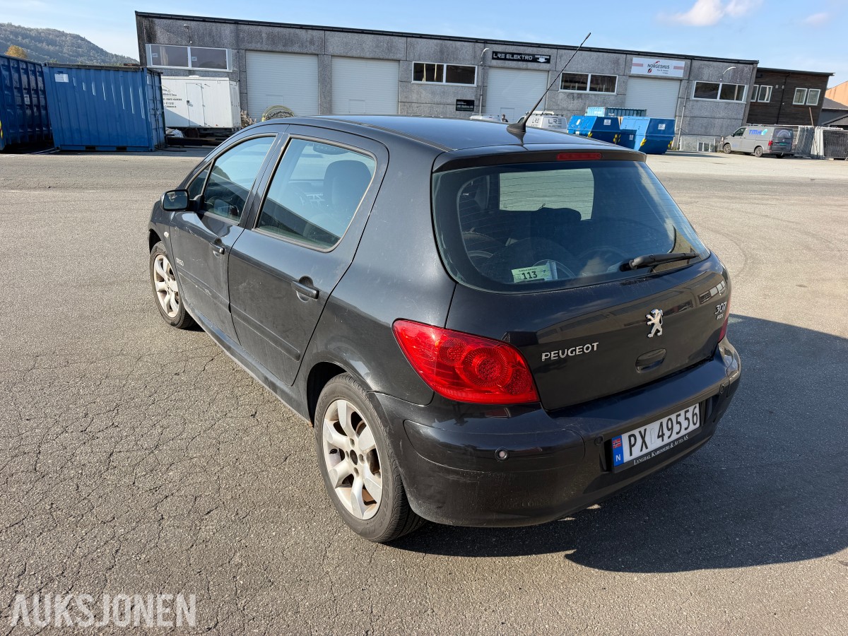 2007 Peugeot 307 1.6 D 90 HK MANUELL PARKERINGSSENSORER