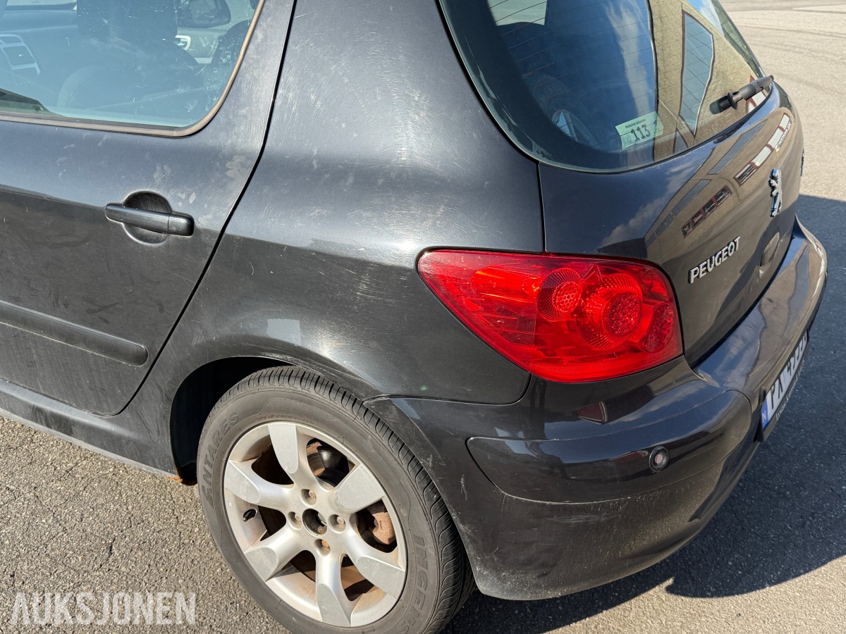 2007 Peugeot 307 1.6 D 90 HK MANUELL PARKERINGSSENSORER