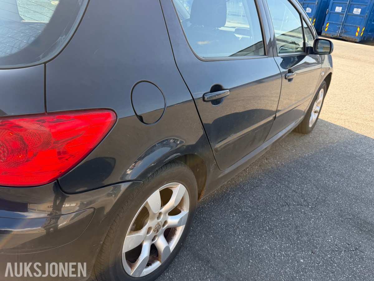 2007 Peugeot 307 1.6 D 90 HK MANUELL PARKERINGSSENSORER