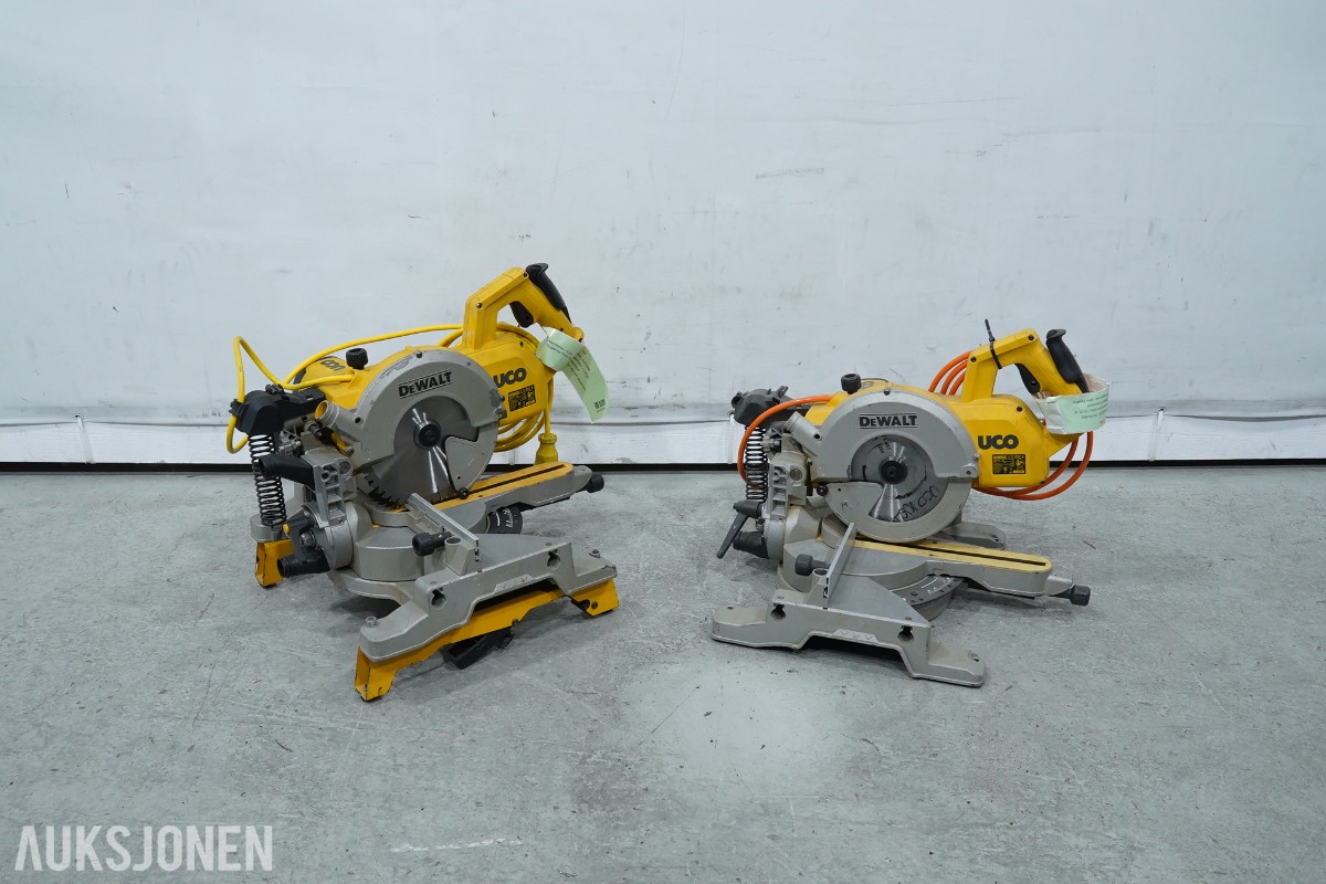 2 stk DeWalt kapp- og gjærsag DW777 - 216 mm