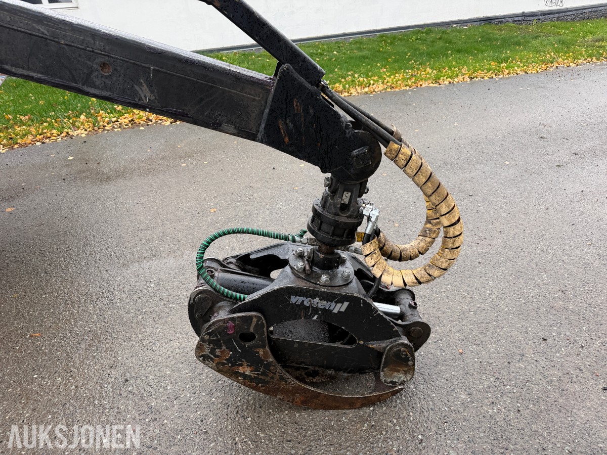 2013 Vreten 1100 Kombihenger (tømmerhenger/dumperhenger) / Fjernstyring / 6,5 meter kran