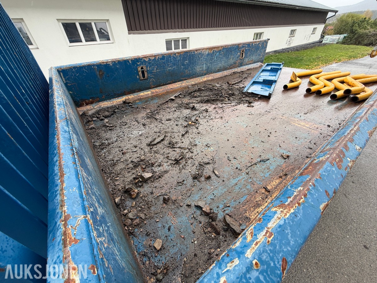 2013 Vreten 1100 Kombihenger (tømmerhenger/dumperhenger) / Fjernstyring / 6,5 meter kran