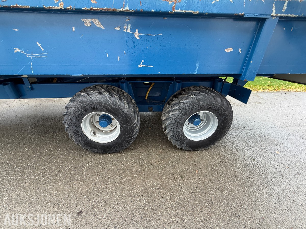 2013 Vreten 1100 Kombihenger (tømmerhenger/dumperhenger) / Fjernstyring / 6,5 meter kran
