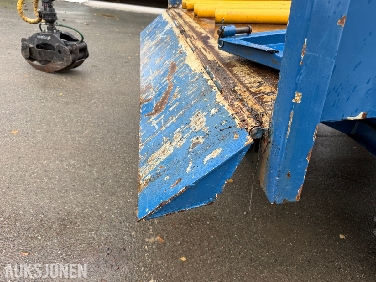 2013 Vreten 1100 Kombihenger (tømmerhenger/dumperhenger) / Fjernstyring / 6,5 meter kran