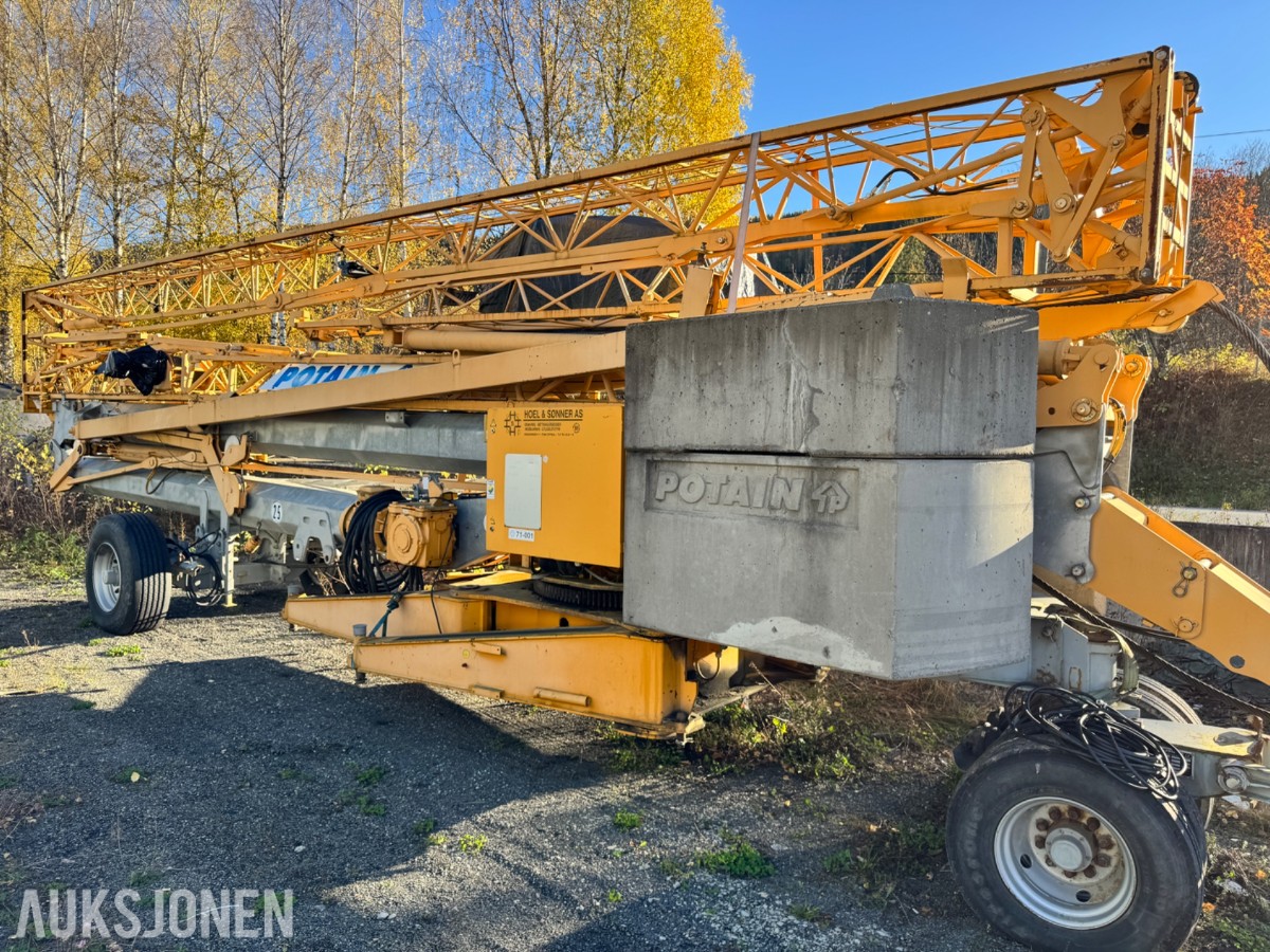 2008 POTAIN HD40A SAMMENLEGGBAR TÅRNKRAN
