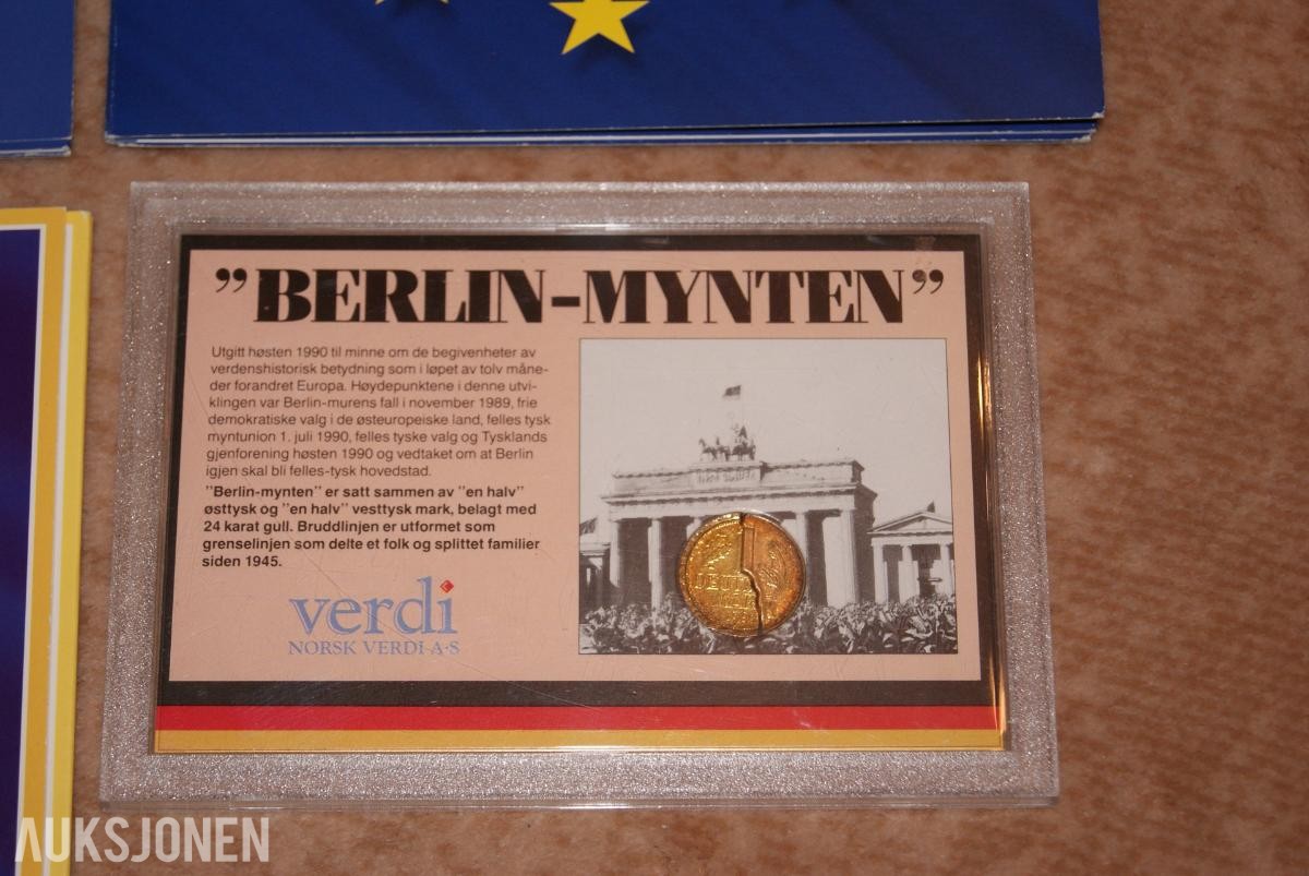 Div. Mynt Sett Euro & Utland! Ingen minstepris
