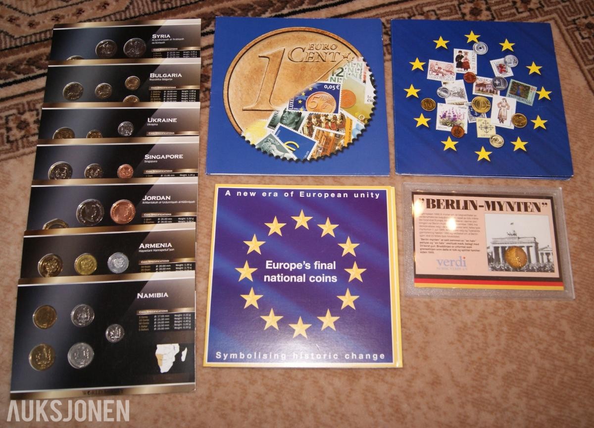 Mynt Sett Euro & Utland! 1